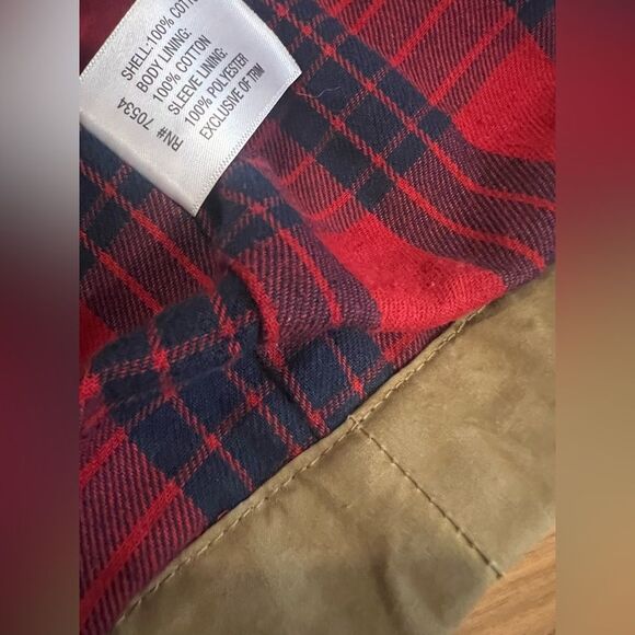 Orvis Men's Field Jacket in Tan with Brown Corduroy Trim size XL - Picture 11 of 13